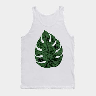 Tattooed Monstera Tank Top